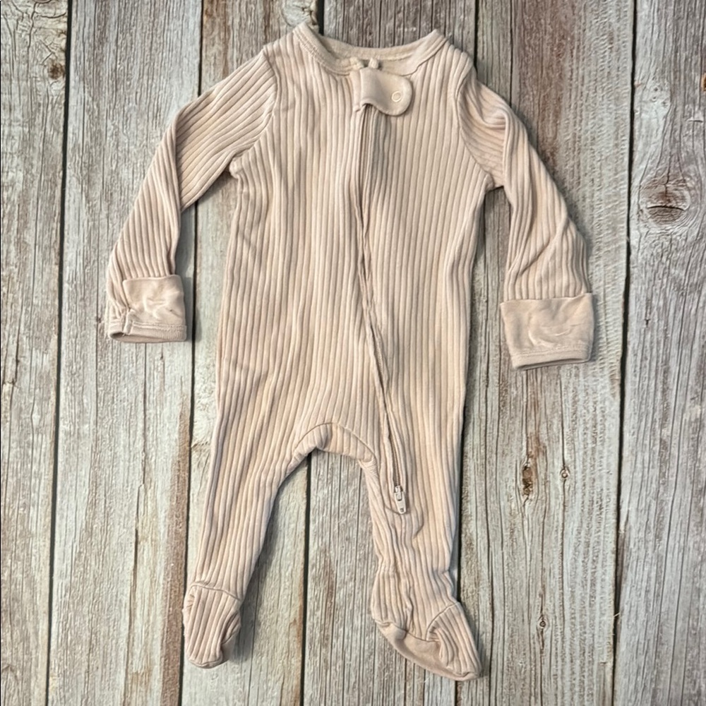 Cloud Island Light Pink Footies One Piece